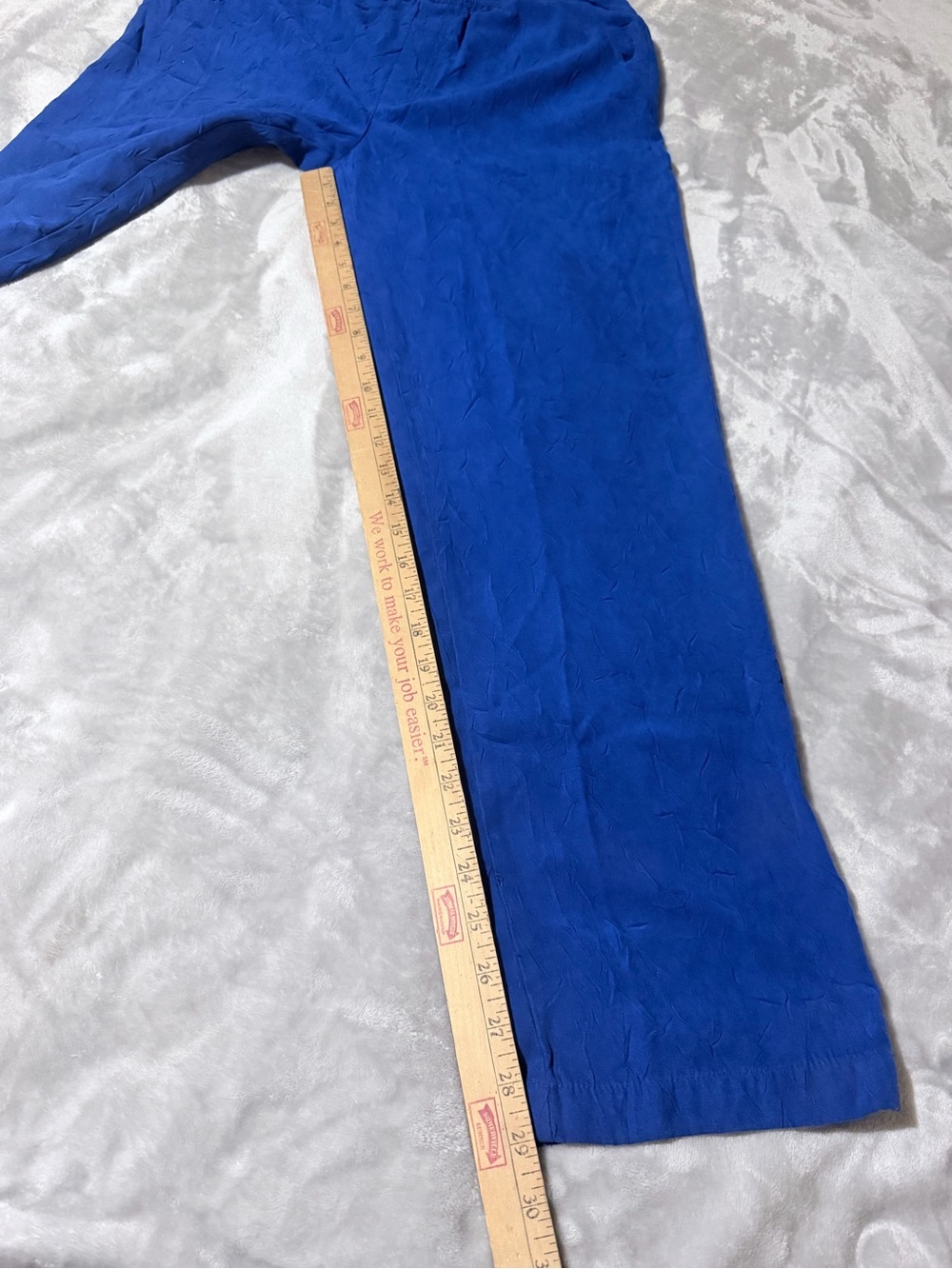 erin london Bright Blue Women's Relaxed Pants - Picture 10 of 12